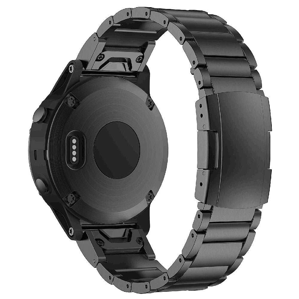 For Garmin Descent G1 Fenix 7 6 Pro 5 Plus Titanium Steel 3 Beads Smart Watch Band 22mm Universal Quick Release Replacement Strap For Garmin Descent G1 Fenix 7 6 Pro 5 Plus Titanium Steel 3 Beads Smart Watch Band 22mm Universal Quick Release Replacement Strap